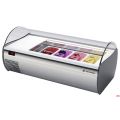 Espositore refrigerato da banco per gelato o gastronomia temperatura °C+2°/+8°