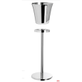 Supporto secchio tondo Champagne inox 18/10 H 57 cm Modern