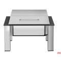 Chafing Dish professionale GN 2/3 con gambe e coperchio in acciaio inox