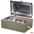 Chafing Dish professionale riscaldato fuoco vivo Base/Salvia 
