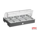 Vassoio refrigerato porta verdure Base/Carbone