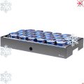 Vassoio refrigerato porta yogurt 22 spazi Base Carbone