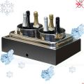 Porta Champagne refrigerato o ghiaccio completo di base Carbone