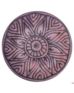 Piatto piano In ceramica Ø 22 x h 2,3 cm colore Viola Reactive