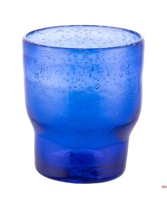 Bicchiere acqua Blu In vetro Ø 8,3 x h 9,5 cm Ruota panoramica
