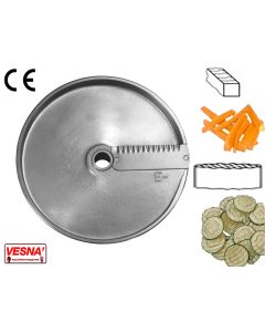 Disco per affettare 10 mm fette ondulate x tutti Chef Ø 205 Celme
