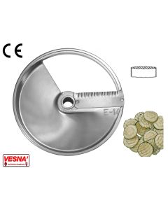 Disco per affettare 14 mm fette ondulate x tutti Chef Ø 205 Celme