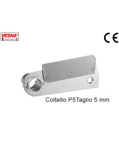 Coltello mm 5 tagliamozzarella Chef pizza Inox Celme P5