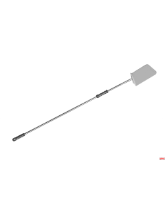 Pala pizza con manico lungo scolrrevolle cm 20 x 15 cm