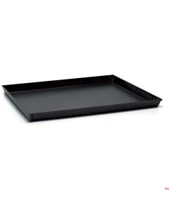 Teglia pizza in ferro blu bordi inclinati 60 x 20 cm