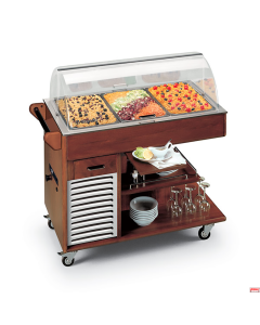 Carrello frigo piatti pronti con bacinelle GN 1/1 Pz 3 temperatura °C +4°~+10° 