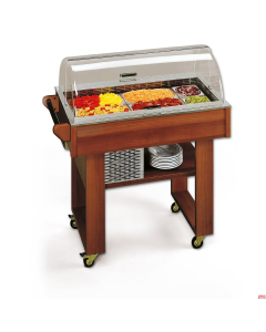 Carrello frigo per piatti pronti mm 1010x545x1072 °C +4°~+10° 