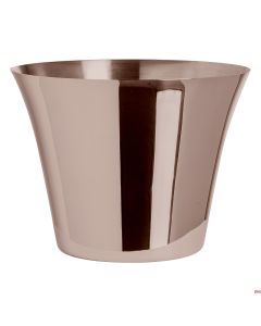 Secchio Champagne ovale inox 18/10 copper 27 x 22 x H 21,5 cm