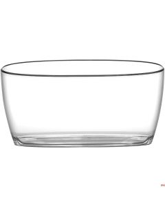 Secchio Jeroboam trasparente in acrilico per 4 bottiglie 48,2 x 20,9 x H.24,3 cm