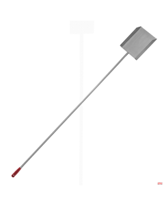 Pale forno raccogliere cenere 50x5 inox 18/10 manico da 150 cm a 200 cm