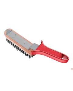 Spazzola forno 30x40 cm setole in acciaio impugnatura 13 cm