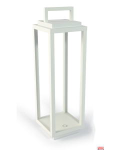 Lampada da tavolo ricaricabile Col/Bianco 100x100 mm sconto quantità