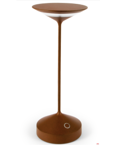 Lampada senza filo ricaricabile ø 10 x H 28 cm Col/corten Tempo Più acquisti meno Spendi