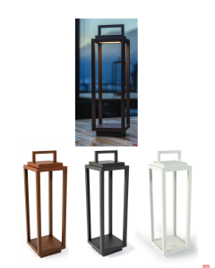 Lampade da tavolo senza filo ricaricabile in diversi colori 100x100 mm resort