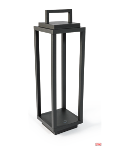 Lampada da tavolo ricaricabile Col/Antracite 100x100 mm sconto quantità