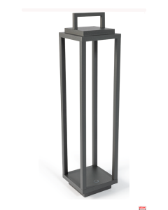 Lampada da tavolo ricaricabile Col/Antracite 140x140 mm sconto quantità