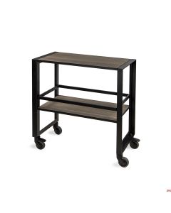 Carrello Gueridon in legno Industrial 70x35xH73 cm