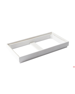 Cornice legno massello Bianca 20x40xh 5 cm Domino