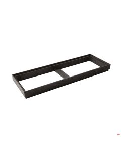 Cornice legno massello Nera 20x60xh 5 cm Domino