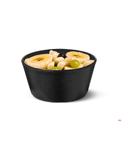 Ciotola conica Buffet acciaio/PTFE nera ø 8,0 x h 3,8 cm 130 ml
