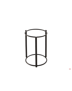 Alzata Buffet media acciaio verniciato nero h25 cm