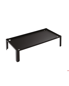 Alzata presentazione 20 x 40 x h 9 cm acciaio verniciato nero