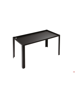 Alzata presentazione 20 x 40 x h 20 cm acciaio verniciato nero