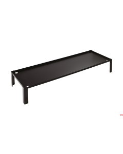 Alzata presentazione 20 x 60 x h 9 cm acciaio verniciato nero