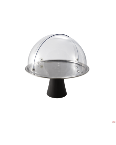 Alzata torta inox con cupola ø 38xH36 cm