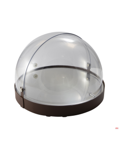 Porta Affettati/Formaggi refrigerato con cupola ø 43 x h 29 cm corten