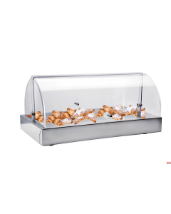  Scaldabrioches con termostato 230V cm 47,5x28 h 23 inox 18/10 