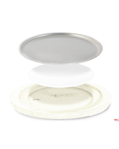 Piatto acciaio inox18/10 tondo Ø int.31,5 per vassoi riscaldati CELSIUS    