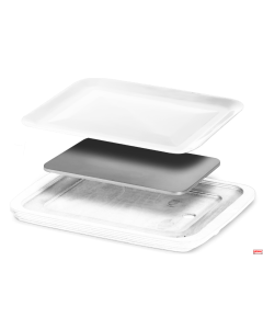 Piastra rettangolare alluminio 24x15,5 per vassoio riscaldato CELSIUS      