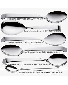 Cucchiaioni inox 18/10 a servire per vassoio da Buffet Astra  Pinti