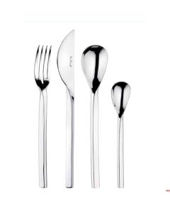 Set di Posate 24 Pz-inox18/0 forgiate C/scatola regalo Design Daniele Ardissone Treccia Pinti