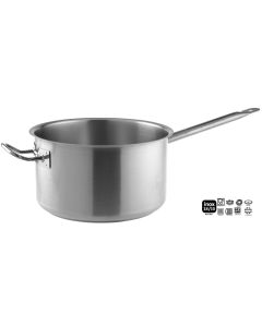 Casseruole a induzione inox fonde Ø cm 24 e 28 un manico e maniglia Catering Expo Hotel