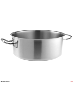 Casseruole basse con 2 maniglie da Ø 24 a 50 cm Inox 18/10 Catering Expo Hotel