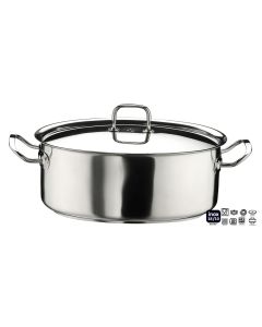 Casseruola professional inox 18/10 con coperchio Ø cm 30
