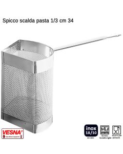 Cestello per cuocipasta a rete 1/3 cm 34 h 25,5