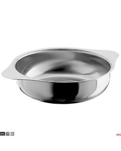 Legumiera Inox 18/10 con alette Ø 18xh5,5 cm