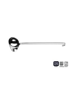 Mestolo salsa L. 27 cm unipezzo pesante inox 18/10 Pinti