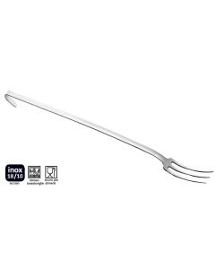 Forchettone 3 punte 50 cm pesante unipezzo Inox Catering Pinti