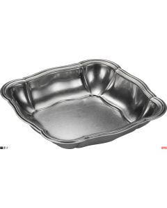 Cestino inox 18/10 Stone washed quadrato 22 cm Chippendale 