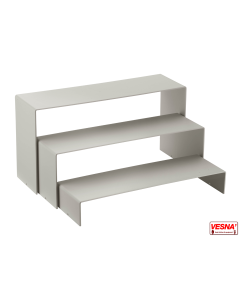 Alzatine salva spazio set 3 pezzi di diverse altezze colore Burro