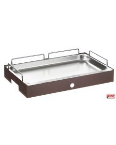 Vassoio portafrutta completo di base colore Caffè